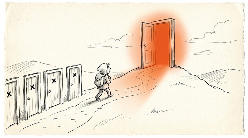 Ilustración del artículo: el mundo premia el coraje, no la inteligencia