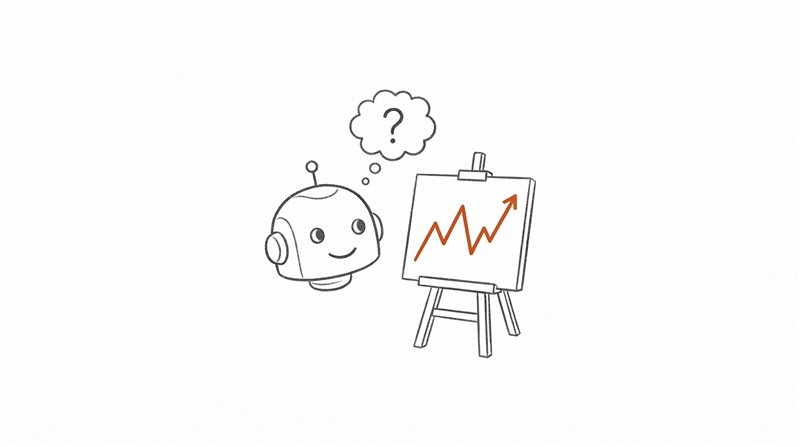 Ilustración del artículo: Por qué la IA no te va a dar stock picks ganadores